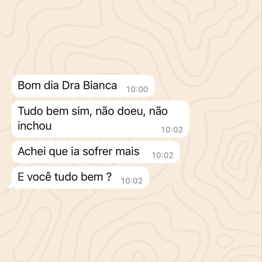 Depoimento de paciente